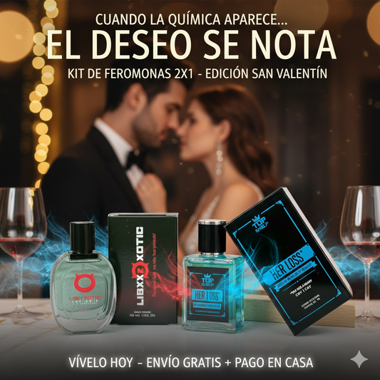 KIT EXPLOSIVO DE FEROMONAS HER LOSS + LIBIHOT ✨ ( 2 X 1 )✨